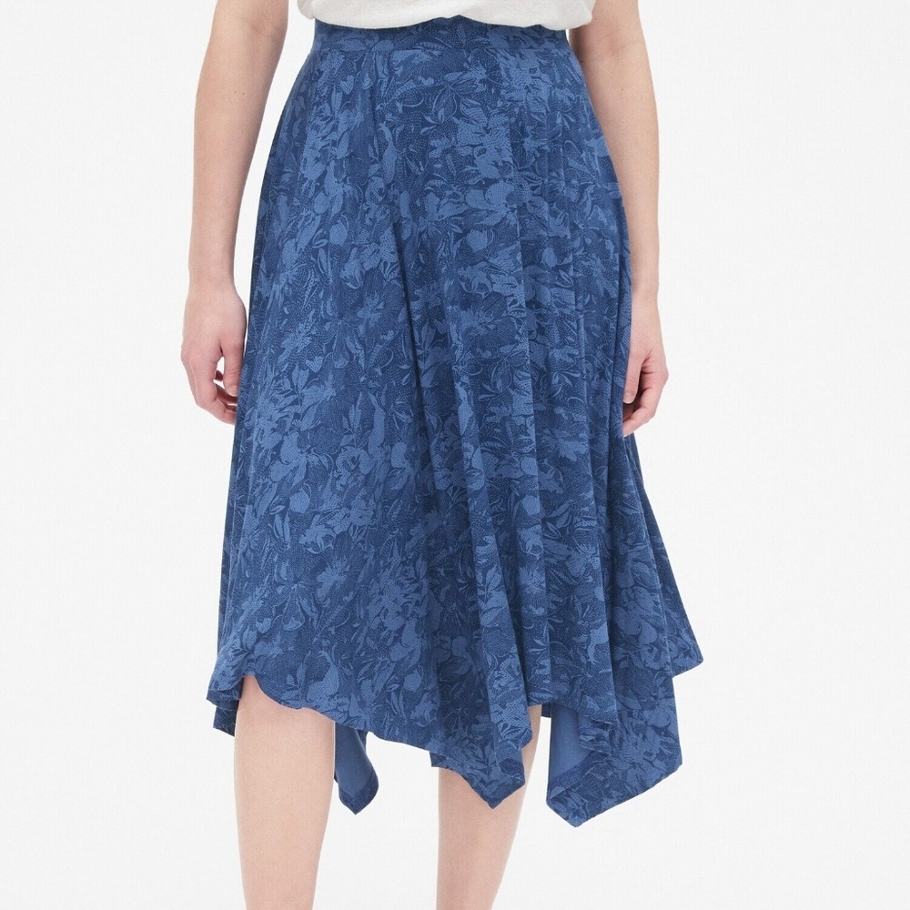 NWT Women's Gap Floral Handkerchief Midi Skirt